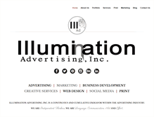 Tablet Screenshot of illuminationadvertising.com